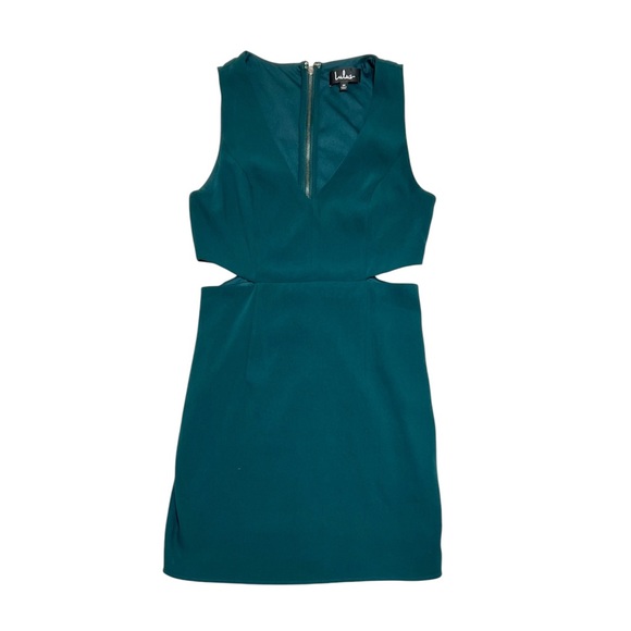 Lulus Dresses & Skirts - Lulus Teal Cutout Bodycon Mini Dress | Medium